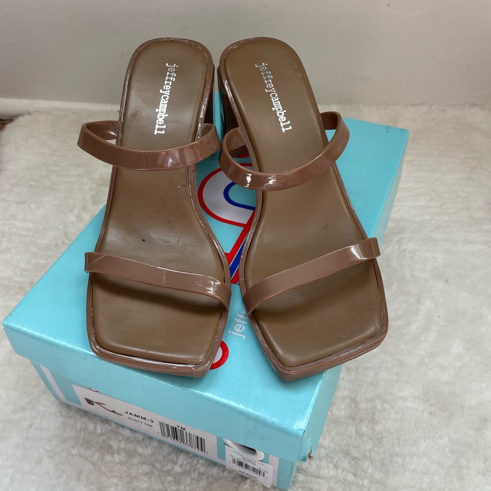 Jeffrey Campbell Jamm-3 Jelly Slide Sandals